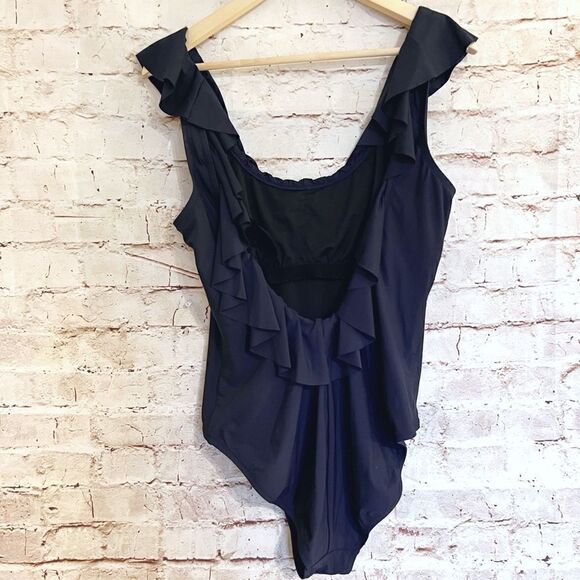 J. Crew ruffle scoop one piece swimsuit - Picture 8 of 8